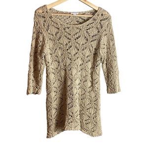 J.Jill crochet sweater 